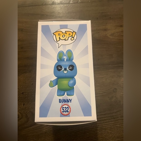 Funko Pop Toy Story 4 Bunny,Vinyl Figure #532,Flocked,Brand New,New in Box - Picture 5 of 5